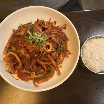 Arario Midtown - Spicy Stir fried squid - Korean Near Me - Reno, Nevada