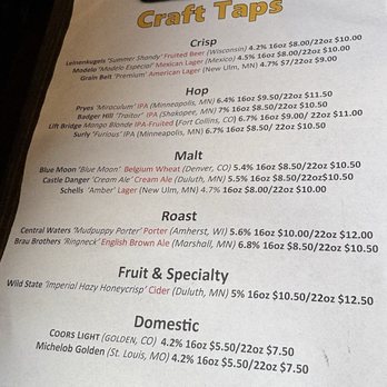 Jordan Tap Room - Craft Tap beers list - American Near Me - Jordan, Minnesota Jordan Tap Room - Craft Tap beers list - American Near Me - Jordan, Minnesota
