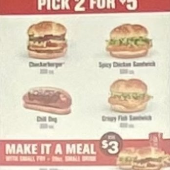 Checkers - What their Checker Burger is supposed to look like - upper left. - Burgers Near Me - North Charleston, South Carolina