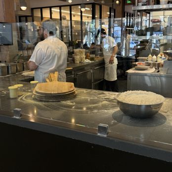 Flour + Water - They toss the dough right in the front - Italian Near Me - San Francisco, California Flour + Water - They toss the dough right in the front - Italian Near Me - San Francisco, California