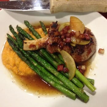 Virtues - Grilled pork chop - New American Near Me - Akron, Ohio Virtues - Grilled pork chop - New American Near Me - Akron, Ohio