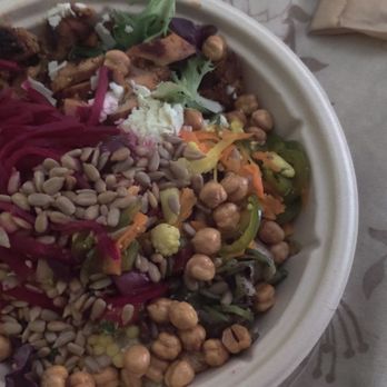 Mezeh - Build Your Own Bowl (The one that arrived with all of it's ingredients) - Mediterranean Near Me - Hampton, Virginia