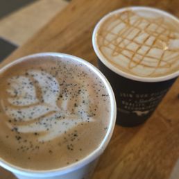 Salt mocha, & something salty caramel