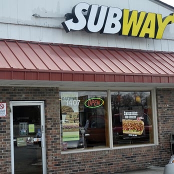 Subway - the entrance to a subway restaurant - Sandwiches Near Me - Alexandria, Indiana