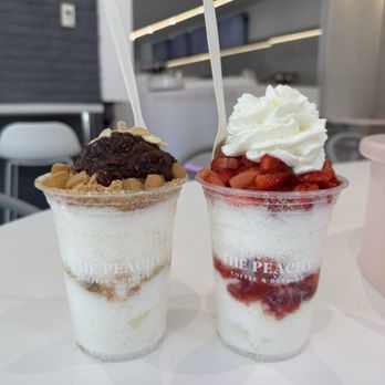 The Peachy - Red bean and strawberry bingsu - Cafes Near Me - Toronto, Ontario The Peachy - Red bean and strawberry bingsu - Cafes Near Me - Toronto, Ontario