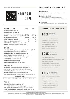 Menu photo 8 Kogiya Korean BBQ Annandale, VA