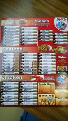 Menu photo 5 Sam's Southern Eatery Waco, TX