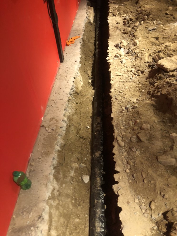 Slide of Central Mass Drain Cleaning