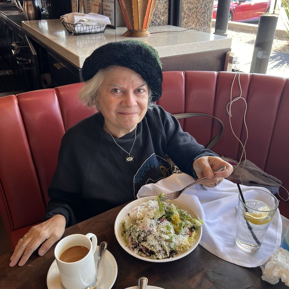 Federal Pizza - Diana enjoying the Chop salad - Pizza Near Me - Phoenix, Arizona Federal Pizza - Diana enjoying the Chop salad - Pizza Near Me - Phoenix, Arizona