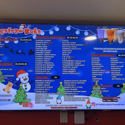 Bigstraw Boba - Menu