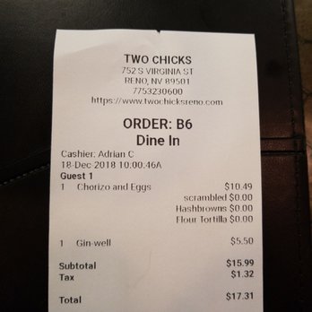Two Chicks - No charge for Tortilla... Sweet - Breakfast & Brunch Near Me - Reno, Nevada Two Chicks - No charge for Tortilla... Sweet - Breakfast & Brunch Near Me - Reno, Nevada