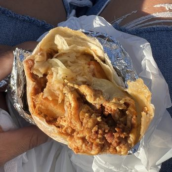 Juanchos Mexican Restaurant - Breakfast Burrito with chorizo - Mexican Near Me - Upland, California