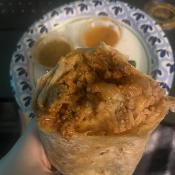 Las Tapatias - Supreme Burrito (missing guacamole and sour cream) - Mexican Near Me - Chico, California