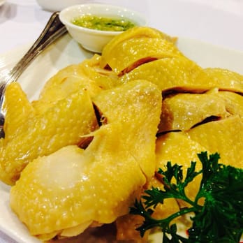 Golden Sand Harbor - Empress chicken with garlic dipping sauce on the side (cold dish). - Dim Sum Near Me - Dublin, California Golden Sand Harbor - Empress chicken with garlic dipping sauce on the side (cold dish). - Dim Sum Near Me - Dublin, California