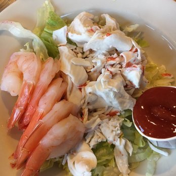 Maddox Ranch House - Seafood salad, upgraded with 5 large shrimp. - Steakhouses Near Me - Perry, Utah Maddox Ranch House - Seafood salad, upgraded with 5 large shrimp. - Steakhouses Near Me - Perry, Utah