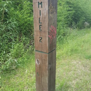 West Ashley Greenway - Mile 2 marker (although it's really 1.7 miles to this pole)... - Hiking Near Me