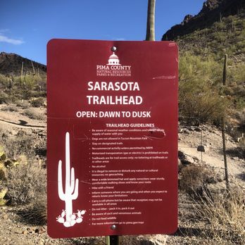 Sarasota Trailhead - Hours of operation - Hiking Near Me - Tucson, Arizona Sarasota Trailhead - Hours of operation - Hiking Near Me - Tucson, Arizona