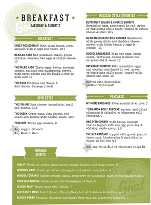 Menu photo 7 The Goat Kitchen & Bar Carbondale, CO Menu photo 7 The Goat Kitchen & Bar Carbondale, CO