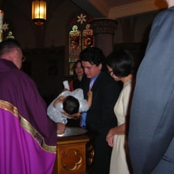 St. James Catholic Church - My daughter's baptism by Father Foley at St. James.