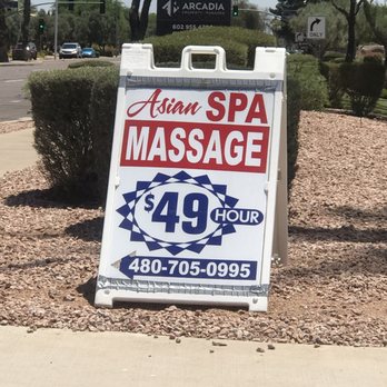 Asian Spa Massage - Upon leaving and paying $60 an hour plus tip for my massage I see the $49 special sign that no one told me about when I was paying. - Massage Near Me - Chandler, Arizona