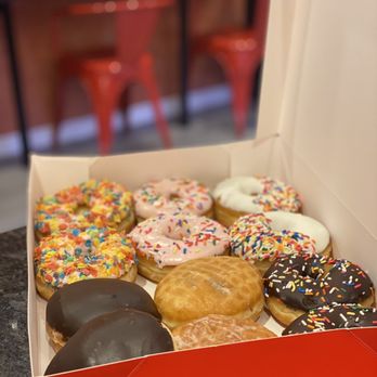 Glaze Donuts - a box of assorted donuts - Donuts Near Me - Nutley, New Jersey