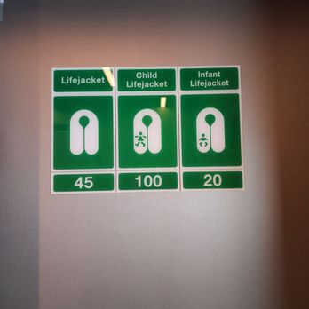 Virgin Voyages - interesting signage as no kids allowed onboard - Boat Tours Near Me