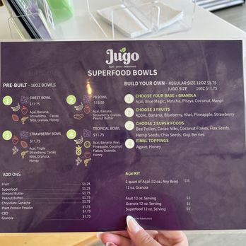 Jugo Acai & Juice Bar - Juice Bars & Smoothies Near Me - San Antonio, Texas