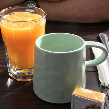 Eight AM - Fresh squeezed OJ and tea - New American Near Me - San Francisco, California Eight AM - Fresh squeezed OJ and tea - New American Near Me - San Francisco, California