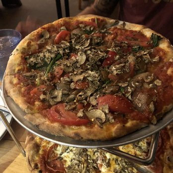 Flatbread Company - Vegan pizza, mushroom and pepperoni - Pizza Near Me - Paia, Hawaii