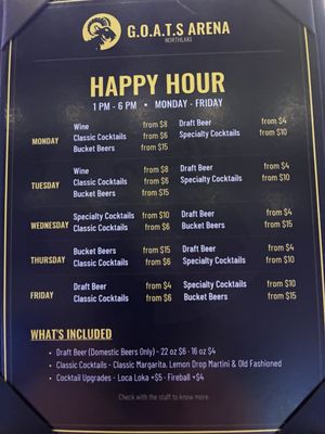Menu photo 2 Goat Arena Northlake, TX
