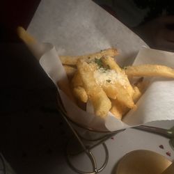 Vault 77 Lounge - Really crunchy Parmesan truffle fries