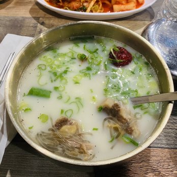 Shin Chon - 꼬리곰탕 - oxtail stew - Korean Near Me - Annandale, Virginia Shin Chon - 꼬리곰탕 - oxtail stew - Korean Near Me - Annandale, Virginia