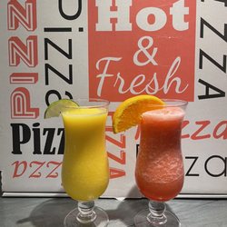 D.C. Porcelli's Pizzeria & More - Mango margarita and strawberry daiquiri so good thank you Rosie
