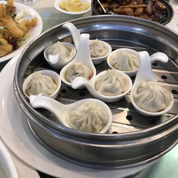 Taste - Pork soup dumpling, partial salt and pepper calamari and eggplant with garlic sauce casserole - ENJOY! - Seafood Near Me - Las Vegas, Nevada Taste - Pork soup dumpling, partial salt and pepper calamari and eggplant with garlic sauce casserole - ENJOY! - Seafood Near Me - Las Vegas, Nevada