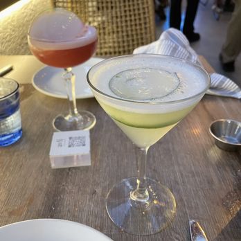Avli River North - cucumber martini and raspberry martini - Greek Near Me - Chicago, Illinois Avli River North - cucumber martini and raspberry martini - Greek Near Me - Chicago, Illinois