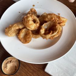 Onion rings were awesome!