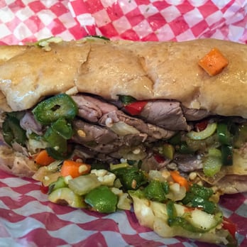 Bridge City Pizza - Mom's Italian Beef (spicy) -- highly recommended!! - Pizza Near Me - Portland, Oregon