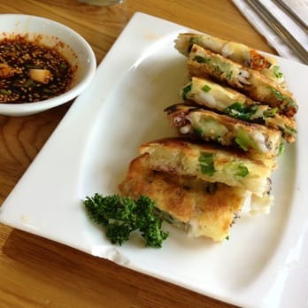 Spoon - Seafood pancake - Korean Near Me - Berkeley, California Spoon - Seafood pancake - Korean Near Me - Berkeley, California