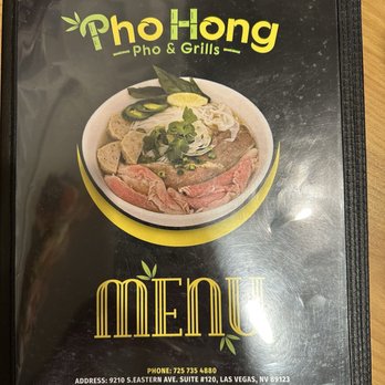 Pho Hong - Menu - Vietnamese Near Me - Las Vegas, Nevada Pho Hong - Menu - Vietnamese Near Me - Las Vegas, Nevada