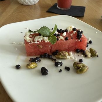 Magic Cart Ride - watermelon and feta from one of the historic hotels on the tour! - Bus Tours Near Me