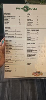 Menu photo 1 Sushibucks Albuquerque, NM Menu photo 1 Sushibucks Albuquerque, NM