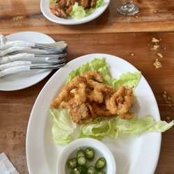 Tierra Cafe - Calmare and spicy shrimp