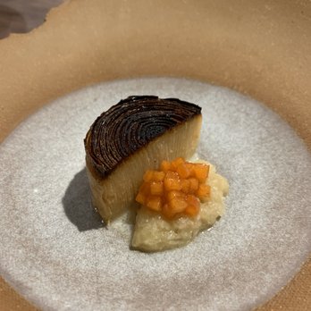 Six Test Kitchen - Celery root with persimmon - New American Near Me - Paso Robles, California