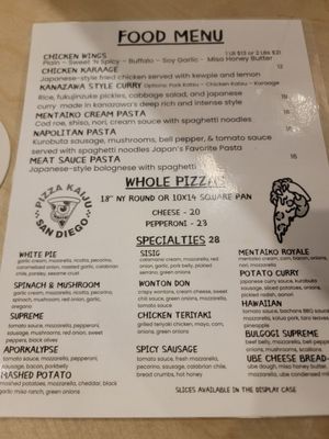 Menu photo 4 Pizza Kaiju San Diego, CA Menu photo 4 Pizza Kaiju San Diego, CA