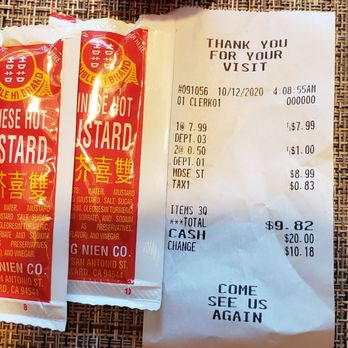 Lee's Garden - The lady charged me $1 extra for 2 packages of Hot Mustard and 1 Sweet & Sour sauce which should have been free with the meal. - Chinese Near Me - San Pablo, California Lee's Garden - The lady charged me $1 extra for 2 packages of Hot Mustard and 1 Sweet & Sour sauce which should have been free with the meal. - Chinese Near Me - San Pablo, California