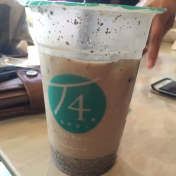 T4 Natomas - Potted milk tea: Oreo bits! - Coffee & Tea Near Me - Sacramento, California T4 Natomas - Potted milk tea: Oreo bits! - Coffee & Tea Near Me - Sacramento, California