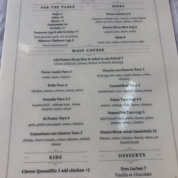 Menu Menu