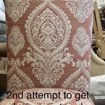 Crown Upholstery - Still off center. Not sure he did anything? - Furniture Reupholstery Near Me - Marietta, Georgia Crown Upholstery - Still off center. Not sure he did anything? - Furniture Reupholstery Near Me - Marietta, Georgia