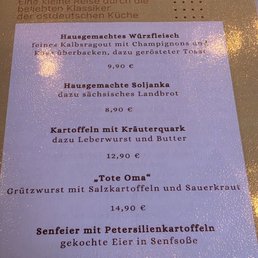 Lerchennest - menu - Eastern German Near Me - Leipzig, SN