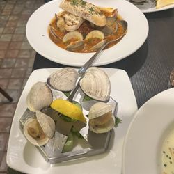 Chardonnay's - Grilled clams and Portuguese clams.